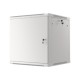 Lanberg | Rack cabinet 19" wall-mount 12U/600x600 for self-assembly with metal door (flat pack) | WF01-6612-00S | Grey