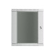 Lanberg | Rack cabinet 19" wall-mount 15U/600x600 (flat pack) with glass door | WF01-6615-10S | Grey