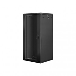 Lanberg | Rack cabinet 19" wall-mount 27U/600x600 (flat pack) | WF01-6627-10B | Black