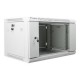 Lanberg | Rack cabinet 19" wall-mount 6U/600x450 (flat pack) with glass door | WF01-6406-10S | Grey