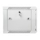 Lanberg | Rack cabinet 19" wall-mount 6U/600x450 (flat pack) with glass door | WF01-6406-10S | Grey