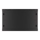 Lanberg | Rack cabinet 19" wall-mount 6U/600x450 for self-assembly with metal door (flat pack) | WF01-6406-00B | Black