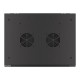 Lanberg | Rack cabinet 19" wall-mount 6U/600x450 for self-assembly with metal door (flat pack) | WF01-6406-00B | Black