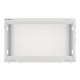 Lanberg | Rack cabinet 19" wall-mount 6U/600x450 for self-assembly with metal door (flat pack) | WF01-6406-00S | Grey