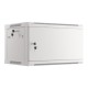 Lanberg | Rack cabinet 19" wall-mount 6U/600x450 for self-assembly with metal door (flat pack) | WF01-6406-00S | Grey