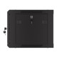 Lanberg | Rack cabinet 19" wall-mount 6U/600x450 with perforated door (flat pack) | WF01-6406-23B | Black
