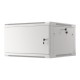 Lanberg | Rack cabinet 19" wall-mount 6U/600x600 for self-assembly with metal door (flat pack) | WF01-6606-00S | Grey