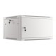 Lanberg | Rack cabinet 19" wall-mount 6U/600x600 for self-assembly with metal door (flat pack) | WF01-6606-00S | Grey