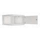 Lanberg | Rack cabinet 19" wall-mount 6U/600x600 for self-assembly with metal door (flat pack) | WF01-6606-00S | Grey