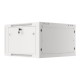 Lanberg | Rack cabinet 19" wall-mount 6U/600x600 for self-assembly with metal door (flat pack) | WF01-6606-00S | Grey