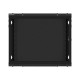 Lanberg | Rack cabinet 19" wall-mount 9U/600x450 for self-assembly with metal door (flat pack) | WF01-6409-00B | Black
