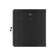 Lanberg | Rack cabinet 19" wall-mount 9U/600x450 for self-assembly with metal door (flat pack) | WF01-6409-00B | Black
