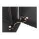 Lanberg | Rack cabinet 19" wall-mount 9U/600x450 for self-assembly with metal door (flat pack) | WF01-6409-00B | Black