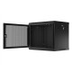 Lanberg | Rack cabinet 19" wall-mount 9U/600x450 with perforated door (flat pack) | WF01-6409-23B | Black