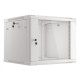 Lanberg | Rack cabinet 19" wall-mount 9U/600x600 (flat pack) with glass door | WF01-6609-10S | Grey