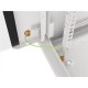 Lanberg | Rack cabinet 19" wall-mount 9U/600x600 (flat pack) with glass door | WF01-6609-10S | Grey
