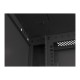 Lanberg | Rack cabinet 19" wall-mount 9U/600x600 (flat pack) for self-assembly with metal door | WF01-6609-00B | Black