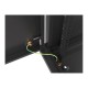 Lanberg | Rack cabinet 19" wall-mount 9U/600x600 (flat pack) for self-assembly with metal door | WF01-6609-00B | Black