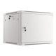 Lanberg | Rack cabinet 19" wall-mount 9U/600x600 (flat pack) for self-assembly with metal door | WF01-6609-00S | Grey