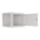 Lanberg | Rack cabinet 19" wall-mount 9U/600x600 (flat pack) for self-assembly with metal door | WF01-6609-00S | Grey