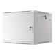 Lanberg | Rack cabinet 19" wall-mount 9U/600x600 (flat pack) for self-assembly with metal door | WF01-6609-00S | Grey