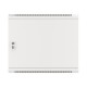 Lanberg | Rack cabinet 19" wall-mount 9U/600x600 (flat pack) for self-assembly with metal door | WF01-6609-00S | Grey