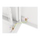 Lanberg | Rack cabinet 19" wall-mount 9U/600x600 (flat pack) for self-assembly with metal door | WF01-6609-00S | Grey