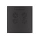 Lanberg | Rack cabinet 19" wall-mounted 4U 600 fast assembly (flat pack) | WFFA-5604-10B | Black