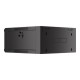 Lanberg | Rack cabinet 19" wall-mounted 4U 600 fast assembly (flat pack) | WFFA-5604-10B | Black