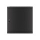 Lanberg | Rack cabinet 19" wall-mount 12U/600x450 for self-assembly with metal door (flat pack) | WF01-6412-00B | Black