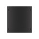 Lanberg | Rack cabinet 19" wall-mount 12U/600x450 for self-assembly with metal door (flat pack) | WF01-6412-00B | Black
