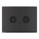 Lanberg | Rack cabinet 19" wall-mount 12U/600x450 for self-assembly with metal door (flat pack) | WF01-6412-00B | Black