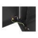 Lanberg | Rack cabinet 19" wall-mount 12U/600x450 for self-assembly with metal door (flat pack) | WF01-6412-00B | Black