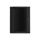 Lanberg | Rack cabinet 19" wall-mount 18U/600x600 (flat pack) with glass door | WF01-6618-10B | Black