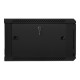 Lanberg | Rack cabinet 19" wall-mount 6U/600x600 (flat pack) | WF01-6606-10B | Black