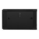 Lanberg | Rack cabinet 19" wall-mount 6U/600x600 (flat pack) | WF01-6606-10B | Black