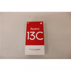 SALE OUT. Xiaomi Redmi 13C (Midnight Black) DS 6.74“ IPS LCD 720x1600/2.0GHz&1.8GHz/128GB/4GB RAM/MIUI 14/microSDXC/WiFi,BT/4G D
