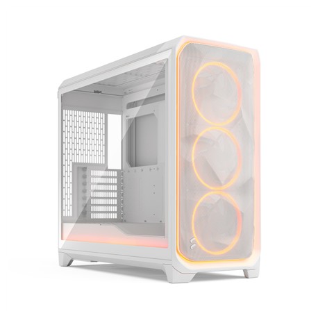 Fractal Design Meshify 3 XL | Ambience Pro RGB White TG Clear Tint | ATX | Power supply included No