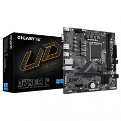 Gigabyte B760M E | Processor family Intel | Processor socket LGA1700 | DDR5 | Supported hard disk drive interfaces M.2, SATA | N