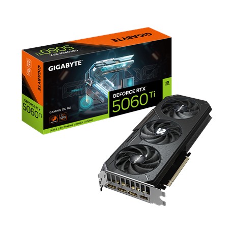 Gigabyte GeForce RTX 5060 Ti GAMING OC 8G | NVIDIA | 8 GB | GeForce RTX 5060 Ti | GDDR7 | HDMI ports quantity 1 | PCI-E 5.0
