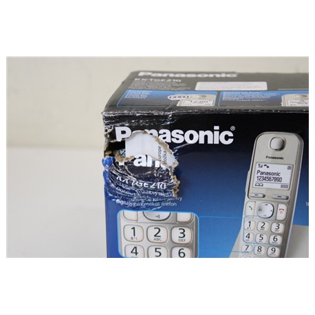 SALE OUT. | SALE OUT. Panasonic | Cordless | KX-TGE210FXN | Built-in display | Caller ID | Champagne | Conference call | Phonebo