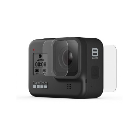 GOPRO TEMPERED GLASS LENS + SCREEN PROTECTORS (HERO8 BLACK)