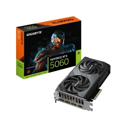 Graphics Card|GIGABYTE|NVIDIA GeForce RTX 5060|8 GB|GDDR7|128 bit|PCIE 5.0 16x|GPU 2497 MHz|Dual Slot Fansink|1xHDMI|3xDisplayPo