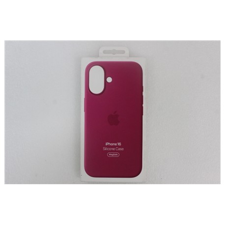SALE OUT. Apple iPhone 16 Silicone Case with MagSafe - Fuchsia | Apple Case with MagSafe | Apple | iPhone 16 | Silicone | Fuchsi