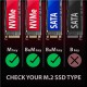 AXAGON USB-C 10Gbps - M.2 NVMe and SATA SSD GAME M.2 box | EEM2-GAM