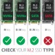 AXAGON USB-C 10Gbps - M.2 NVMe and SATA SSD THIN SCREWLESS box | EEM2-GTS2
