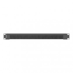 Lanberg 19" Brush Panel 1U | AK-1103-B | Black