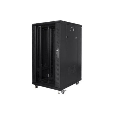 Lanberg | Rack cabinet 19" free-standing 22U/600x800 (flat pack) | FF01-6822-12B | Black