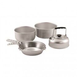 Easy Camp Adventure Cook Set M Silver Aluminium