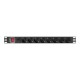 Lanberg Power Distribution unit 19", 8 outlets, black | Lanberg